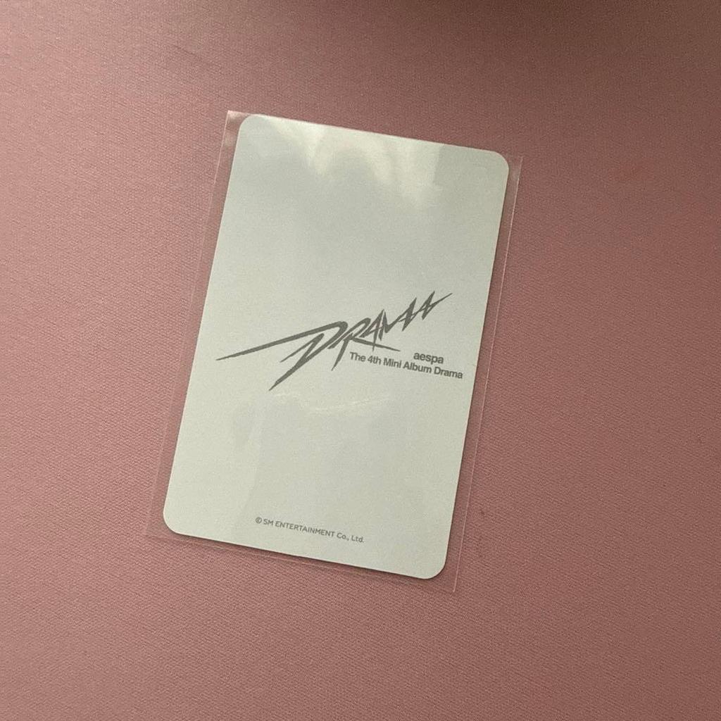 [USED] Aespa Drama Smtown Gisele Trading Card Bonus 13