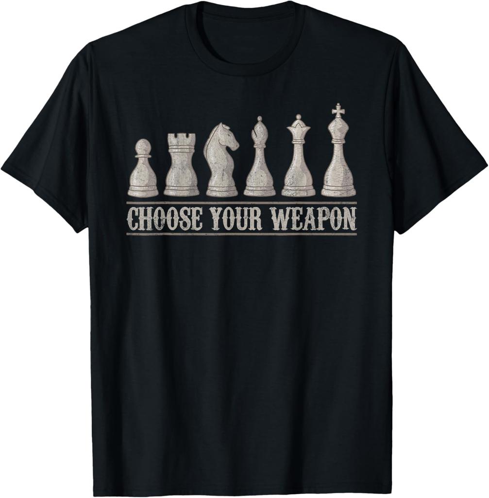 Funny I Am Thinking Chess Pieces Player Lover Graphic T Shirt Men Women Checkmate Tee Shirt Short Sleeve Unisex Loose Clothing