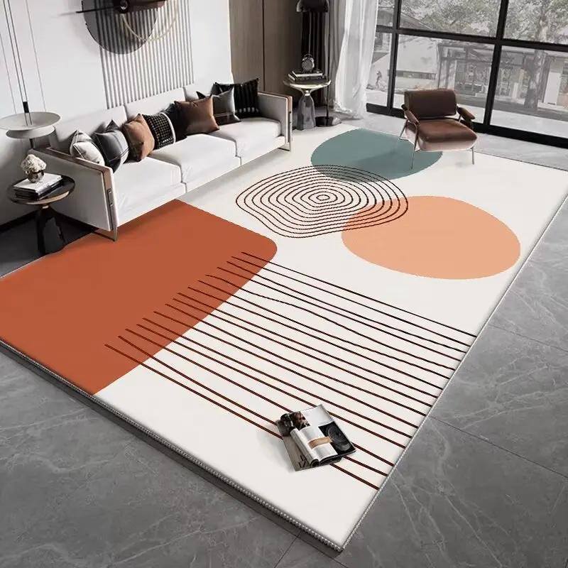 Nordic Abstract Geometric Carpets for Living Room Decoration Home Area Large Area Rugs Soft Bedroom Decor Bedside Lounge Mats