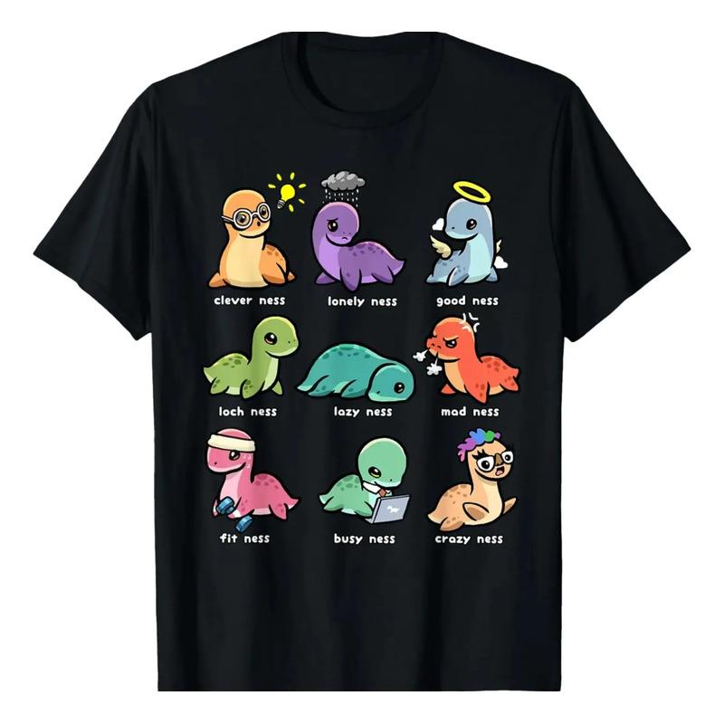 Camisa Loch Ness Monster Types Of Ness Cryptid Nessie T S разноцветный