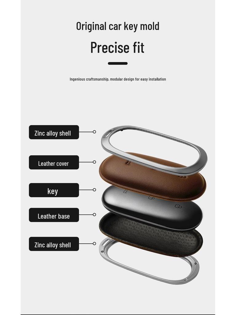 Premium Keychain Shell for Li Auto L9, L8, L7, L6 & Li Auto One 2024 Models - Unisex Design