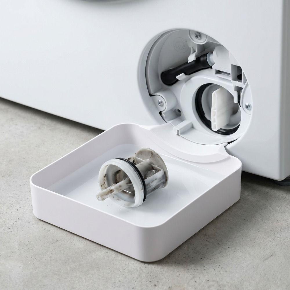 Simple Washing Machine Drain Tray Anti-Overflow Drain Pan  Floor Protection