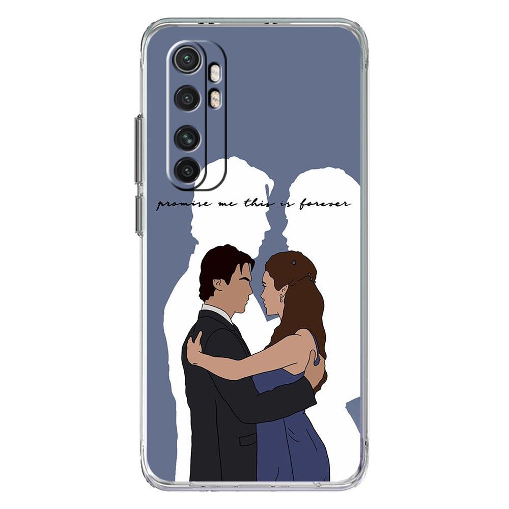 Phone Case For Xiaomi Poco X6 X5 NFC X3 F6 F5 Pro F4 F3 M3 14 13T 12T 12 13 Lite 11 Mi 5G Clear Cover The Vampire Diaries Damon