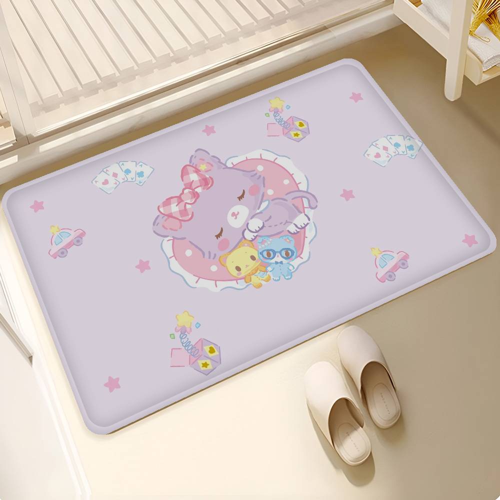 

Japanese Mewkledreamy Floor Mat INS Style Soft Bedroom Floor House Laundry Room Mat Anti-skid Household Carpets 50x80cm