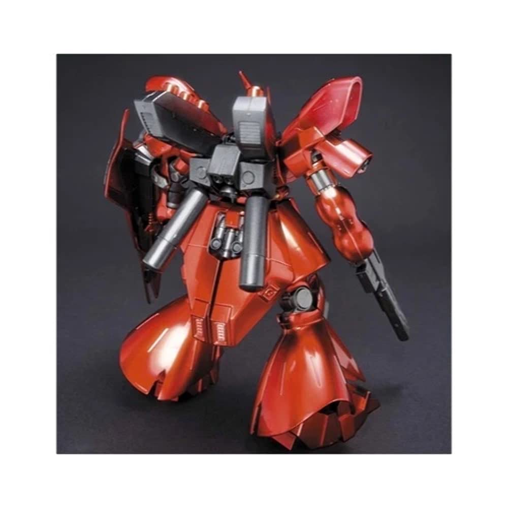 BANDAI SPIRITS HGUC Mobile Suit Gundam Counterattack Sazabi, model metalic la scară, model din plastic, versiunea Char. 1/144 Cod de culoare