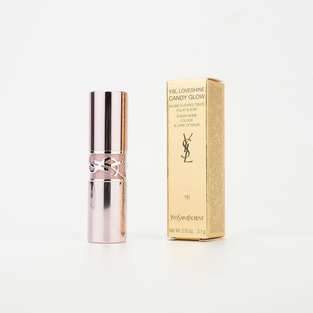 [Domestic Authentic Product] Yves Saint Laurent Love Shine Candy Glow Balm (#1B) 3.1g Lipstick Makeup for Women Birthday Mother's Day Anniversary Whit