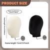 Hanging Display Stand Wall Mount Mannequin Head Multifunctional Hat Rack Model for Headdress