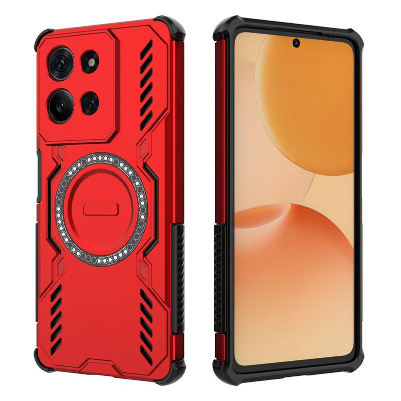 For Motorola Moto G75 Case Moto G75 4G Cover Heat Dissipation Magnetic Wireless Charging Protective Back Phone Cases On Moto G75