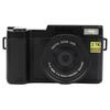 Digital Camera 3in LCD Screen 180 Degree Rotation 2.7K 30MP High Definition USB Charging