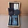 Whiskey Stones And Whiskey Glass Gift Set, 8 Natural Whisky Stones 1 Crystal Whisky Glasses In Exquisite Wooden Box