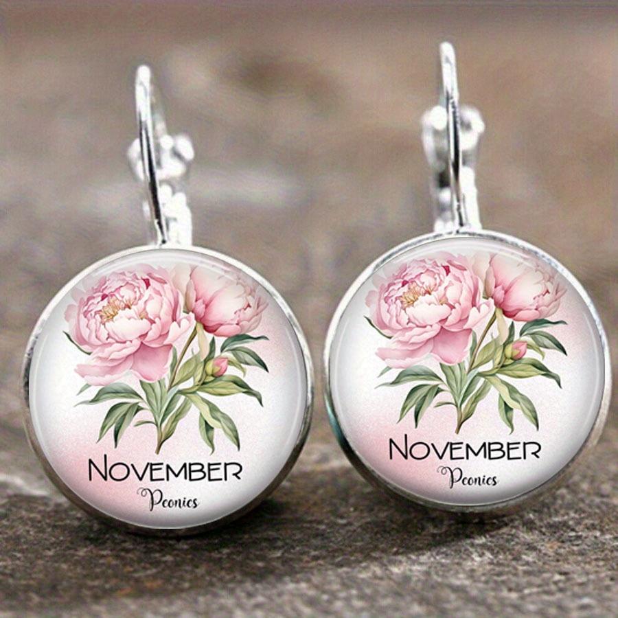 Fashion Earring Y2K Vintage Marigold Time Gem Flower Ear Buckle