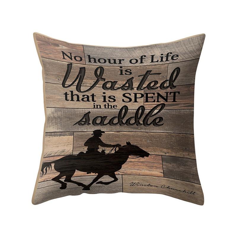 

Vintage Letter 18 Throw Pillow Case Cushion Cover Sofa Home Office Decor Sight N