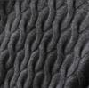 Men's Heavyweight 100% Wool Cable Knit Pullover Sweater