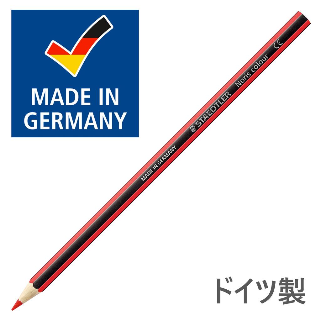 Staedtler Noris Color Colored 36 Metal 1 M36PB Pencils, Colors, Oil-Based, Case, Set, 185mm,