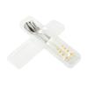 Kookkookhorang Portable Spoon and Fork Set (White)