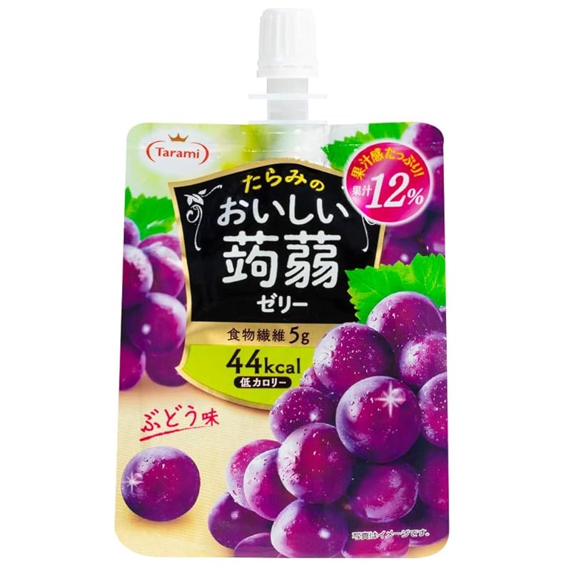 

Tarami Delicious konjac jelly grape flavor 150g x 6 pieces