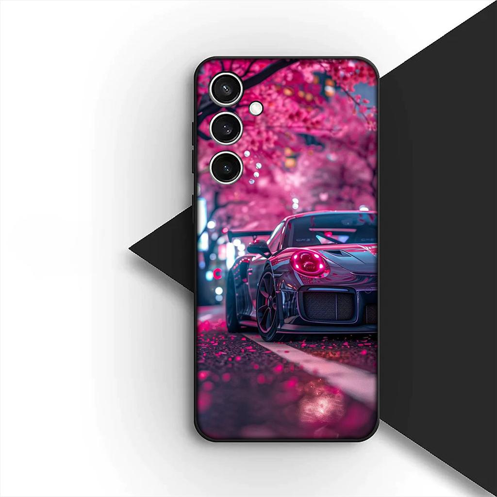 for Xiaomi Redmi Note 12 11 10 A3 Pro 10A 10C 12C Note12 5G 4G Phone Cover Soft Case Supercar Super Car Cartoon taillights