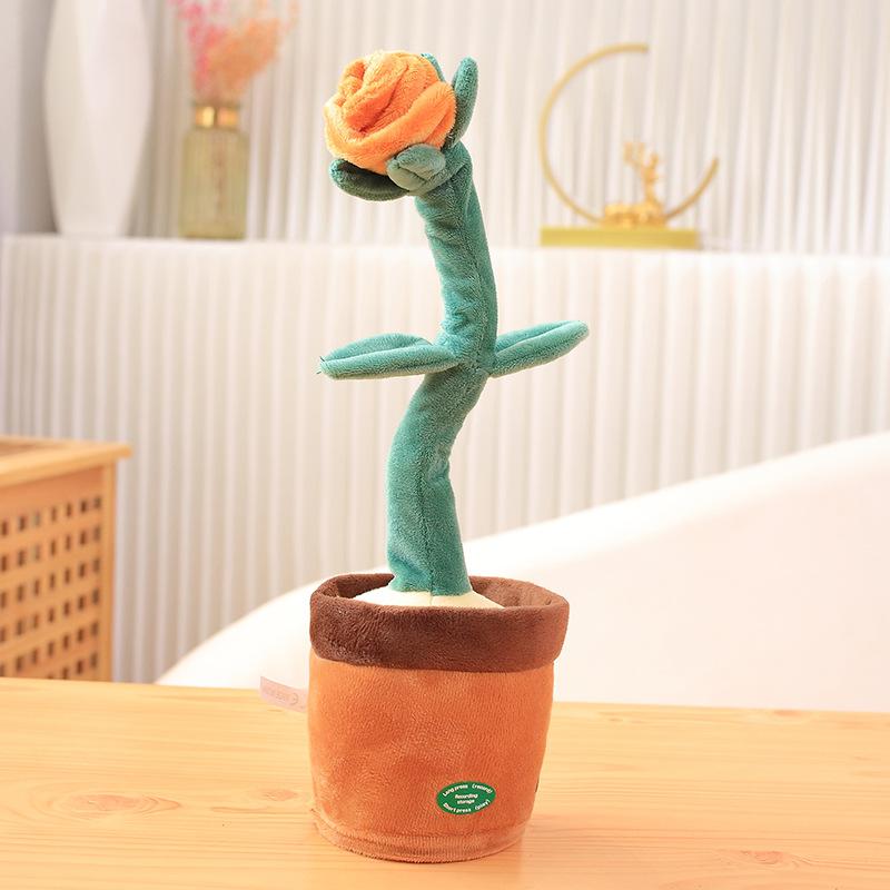 ODM Potted Animal & Flower Plush Toy Mixed Cartoon Pot Plant Stuffed Ornament Decor Gift CE UKCA ASTM EN71 Certified