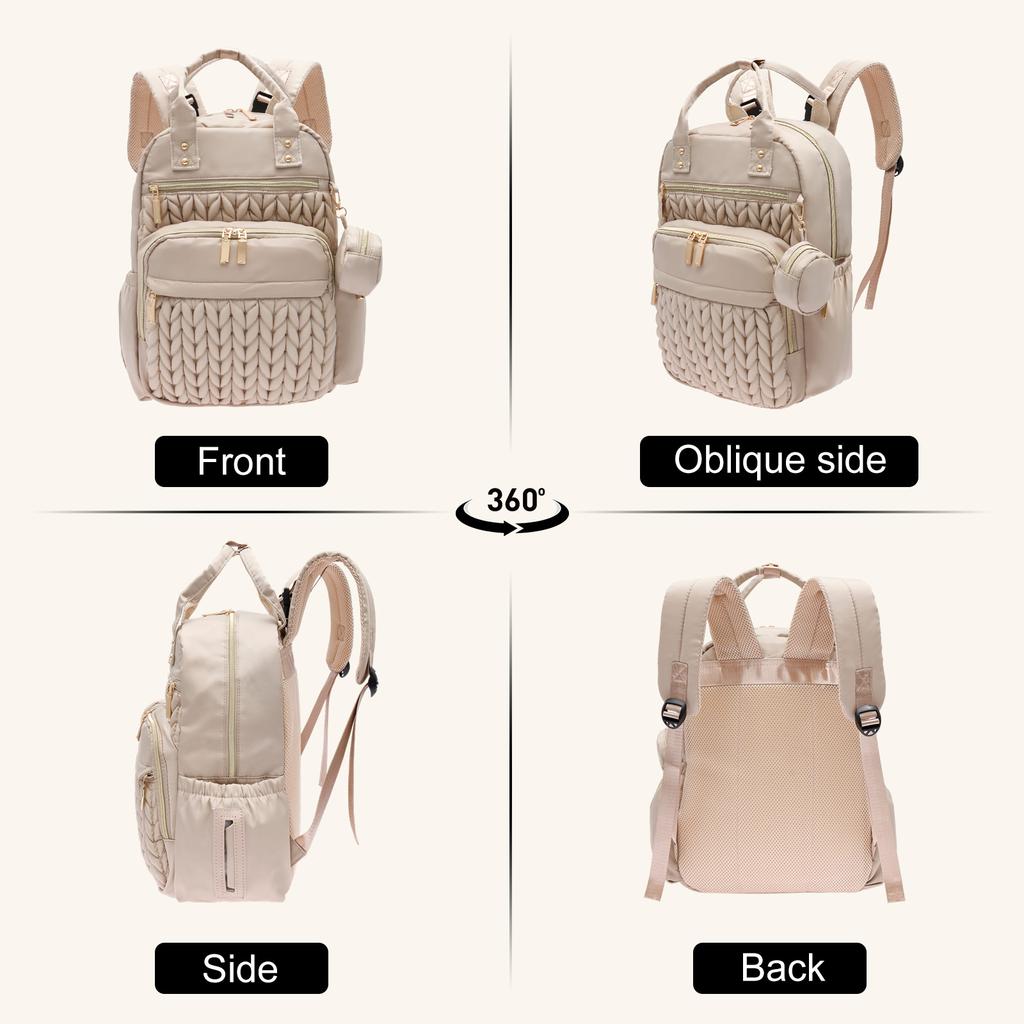 Diaper Bag Backpack Baby Girl Boy Nappy Changing Station with Changing Pad Multifunctional Waterproof Nursing Mommy Travel Bag