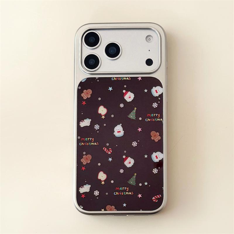 

Electroplated Epoxy Cartoon iPhone 14/13 Pro Max Anti-Fall Case iPhone 17 Pro