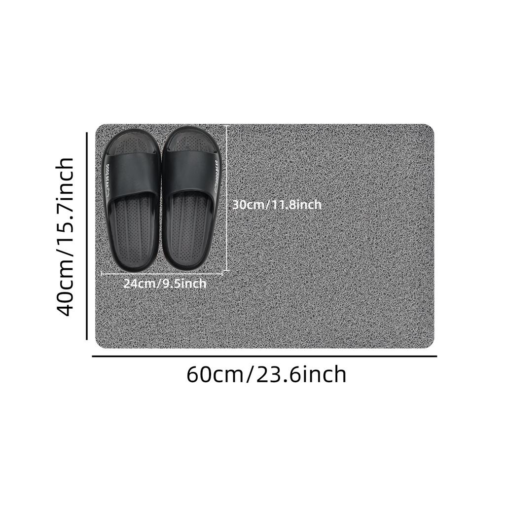 Non-slip Rubber Backing, Durable Entrance Door Mat, Non-slip Rubber Backing, Durable Entrance Door Mat, PVC Material, Hand-washa