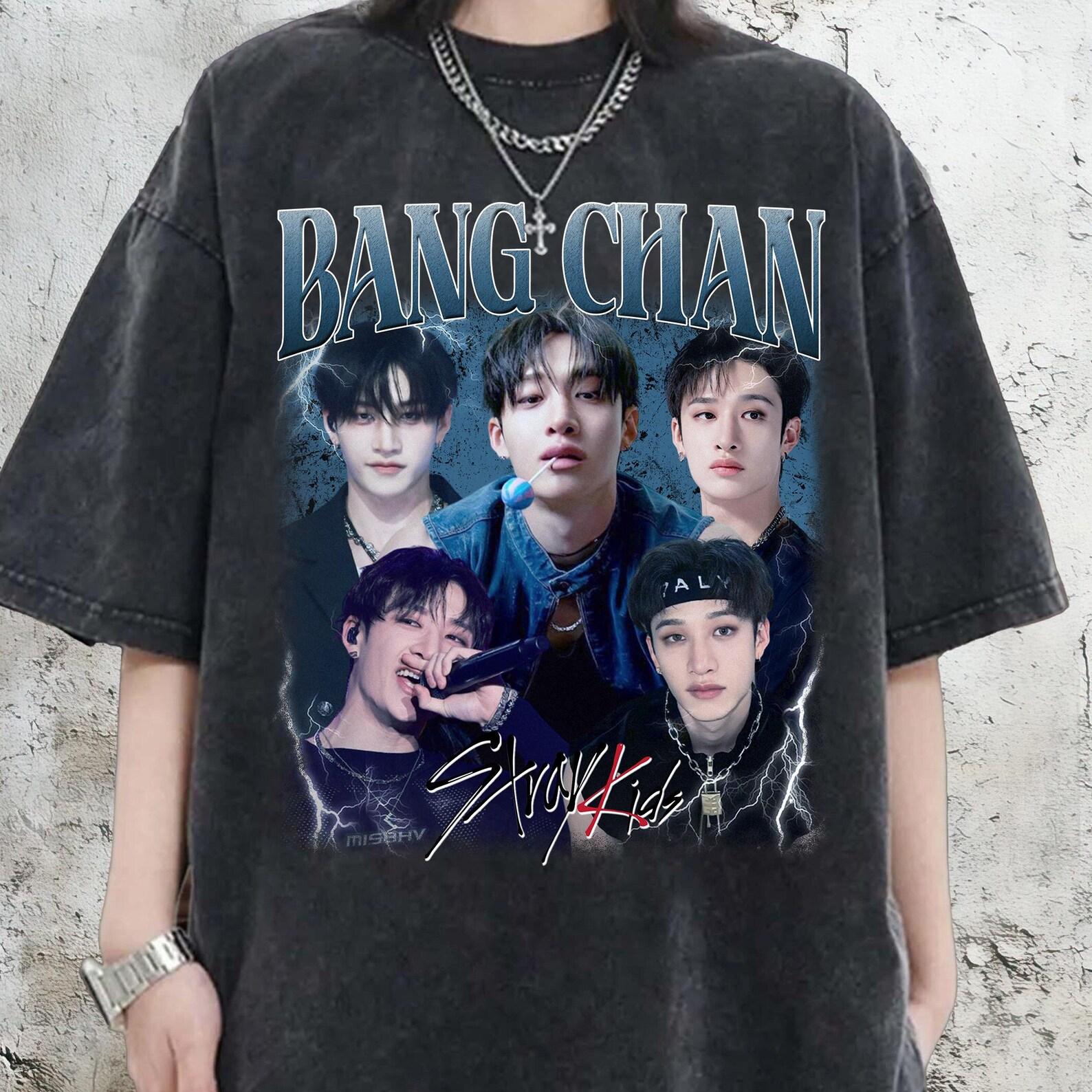Футболка Bang Chan Stray Kids, Футболка Dominate World Tour 2025 2XL