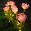 Solar Garden Lights, Solar Flowers Lights with Glowing Flowers & Stems, Solar Panel, Solar Lights Outdoor for Garden Decoration