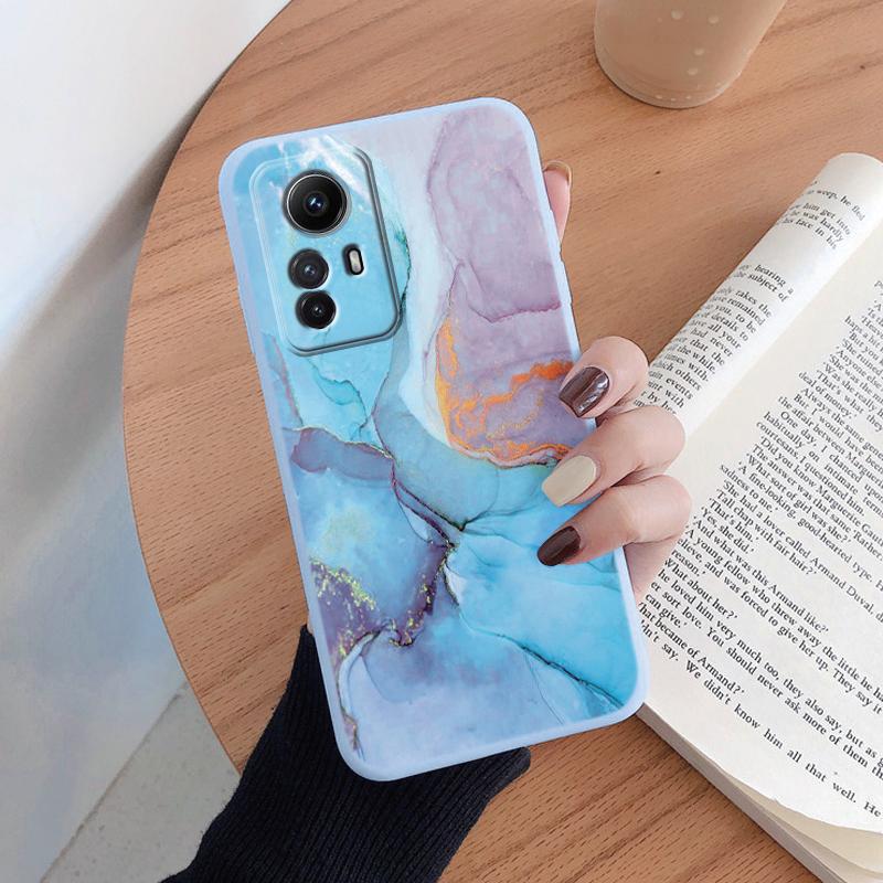 Cover For Redmi Note 12S Phone Case Fashion Vintage Leopard Painted Shell Soft Silicone Funda For Redmi Note12S Capa 6.43" Bags