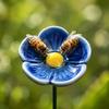 Bestuivers Waterbak voor Insecten Keramisch Bijen Waterstation, Handgemaakt Kleurrijk Bloemenbad, Tuin Mini Station Waterbak Bijen