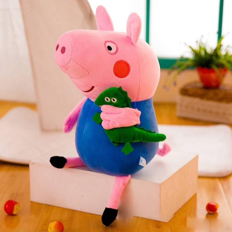 Adorable Peppa Pig Plush Toy Family Set Featuring Soft Pink Pig Dolls For Kids