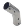 2-Way Pipe Fitting Elbow Marine 110/120/140 Degree Boat Hand Rail Fitting Elbow Pipe Connector 22/25mm with L Shape Hex Key