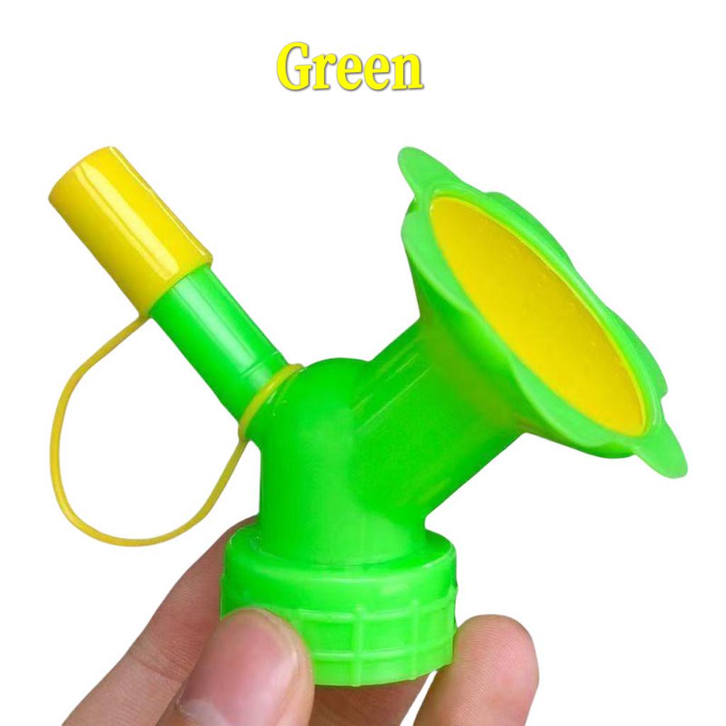 

Бутылка для полива, двухголовая лейка-подсолнух, инструмент для полива суккулентов, бутылка для напитков, автоматический полив, полив цветов зелёный