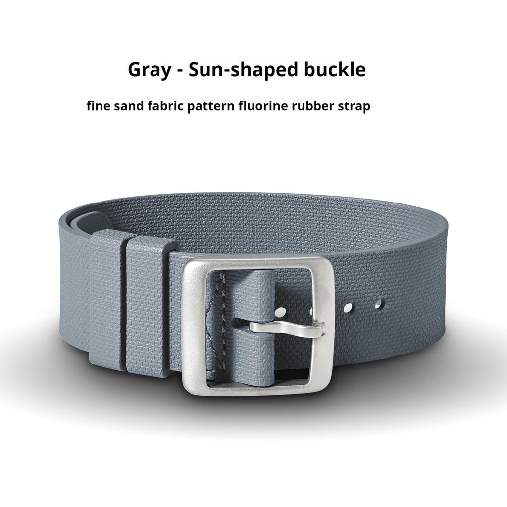 20mm 21mm 22mm FKM Universal Fluororubber Watch Strap For Tudor BlackBay Omega Seamaster IWC Longines Rolex Belt Watch Band