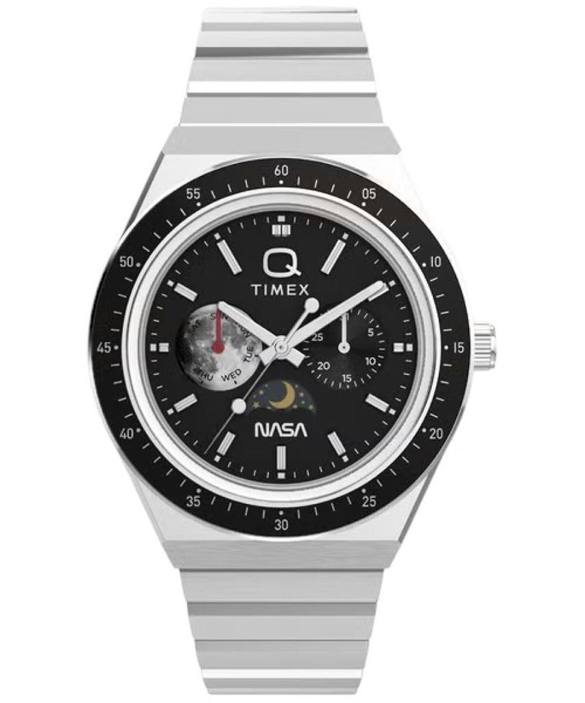 TIMEX Q TIMEX X NASA Apollo 17 Chronograph Quartz Analog Watch 50m Water Resistant TW2Y56700