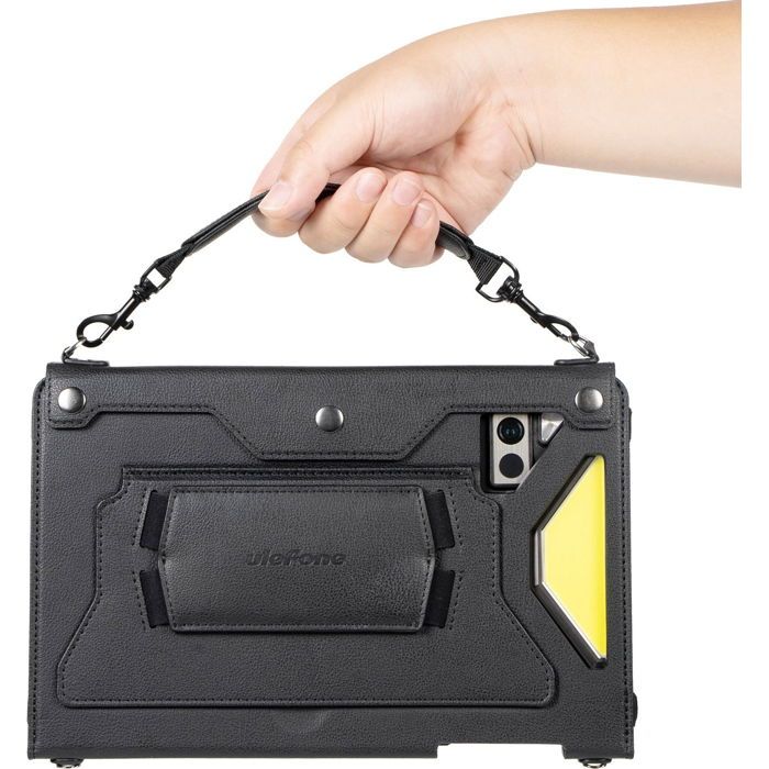 Etui pour tablette - ULEFONE - Armor Pad 4 Series - Cuir - Étanche - Pied intégré