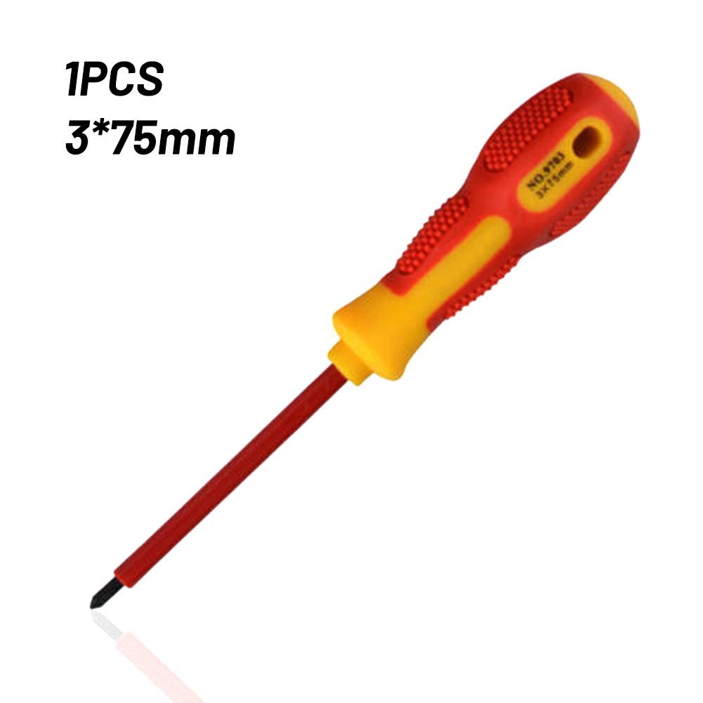 High Quality Insulated Electrical Hand Screwdriver Flat/Cross Head 1000V