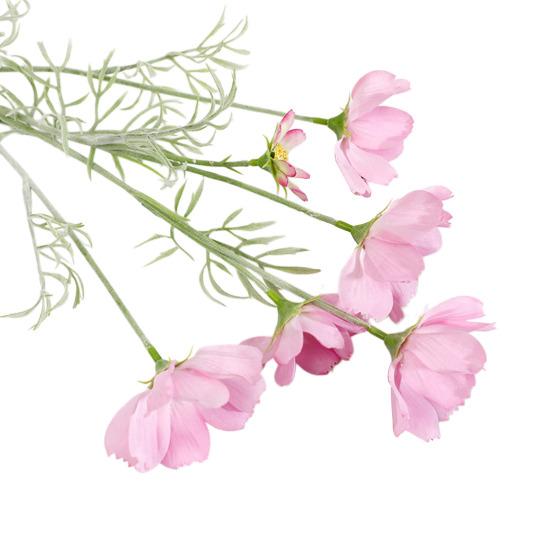 Künstliche Cosmeenblumen 23" Kunstseide Cosmeenblütenstiel Kunstblumen-Arrangements für DIY Hochzeitssträuße Heim-Büro Tischvasen-Dekoration
