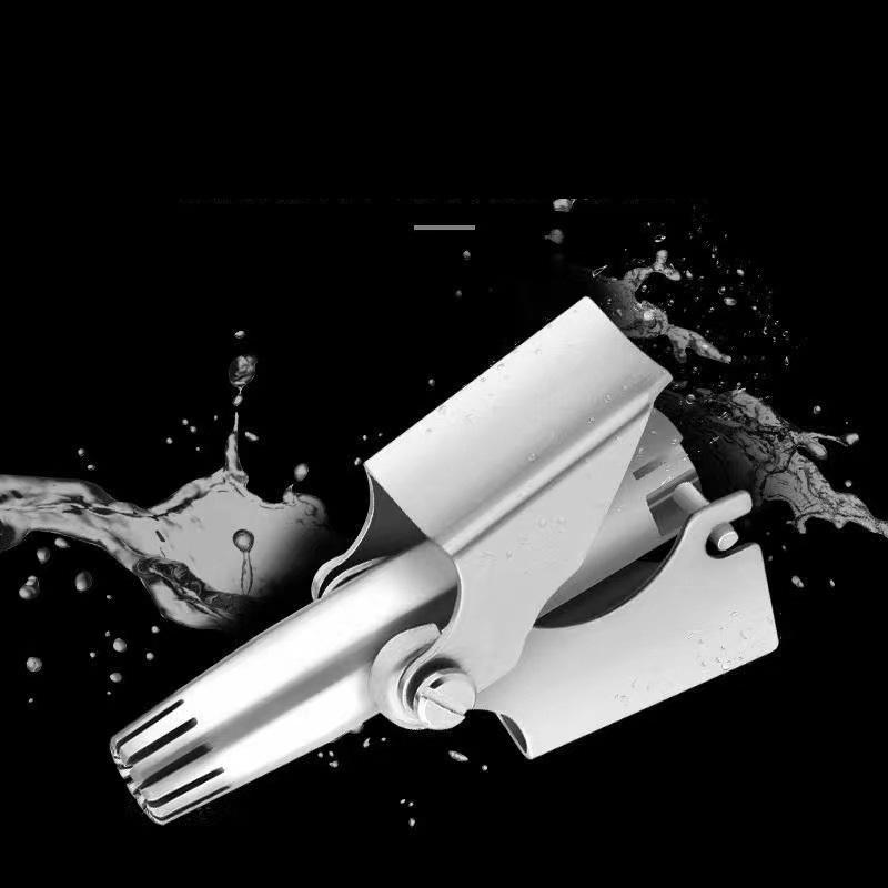 Manual Stainless Steel Washable Nose Hair Trimmer