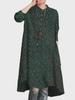 2026 Women's Retro Floral Long-Sleeve Loose Shirt