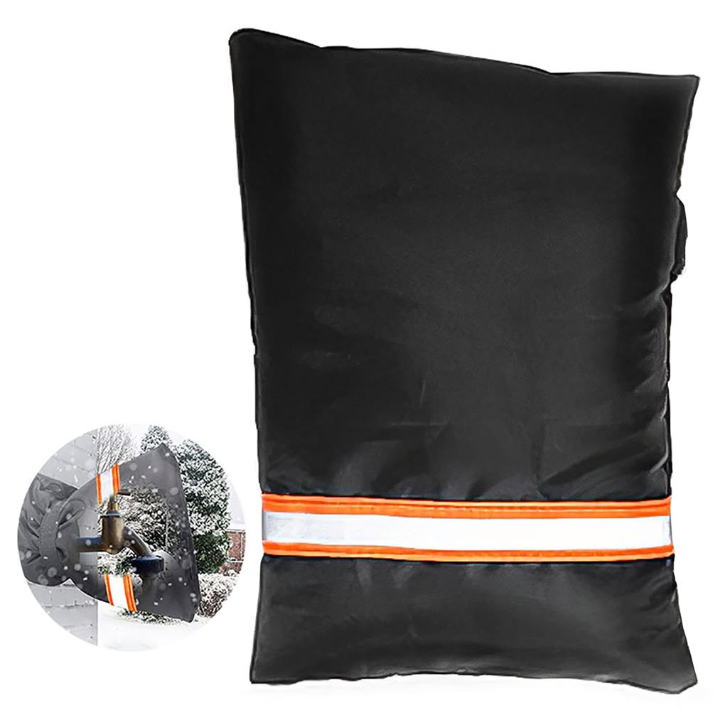 Oxford Cloth Water Faucet Protection Freeze Cover Reflective Strips Spigot Antifreeze Winter Outdoor Home Garden
