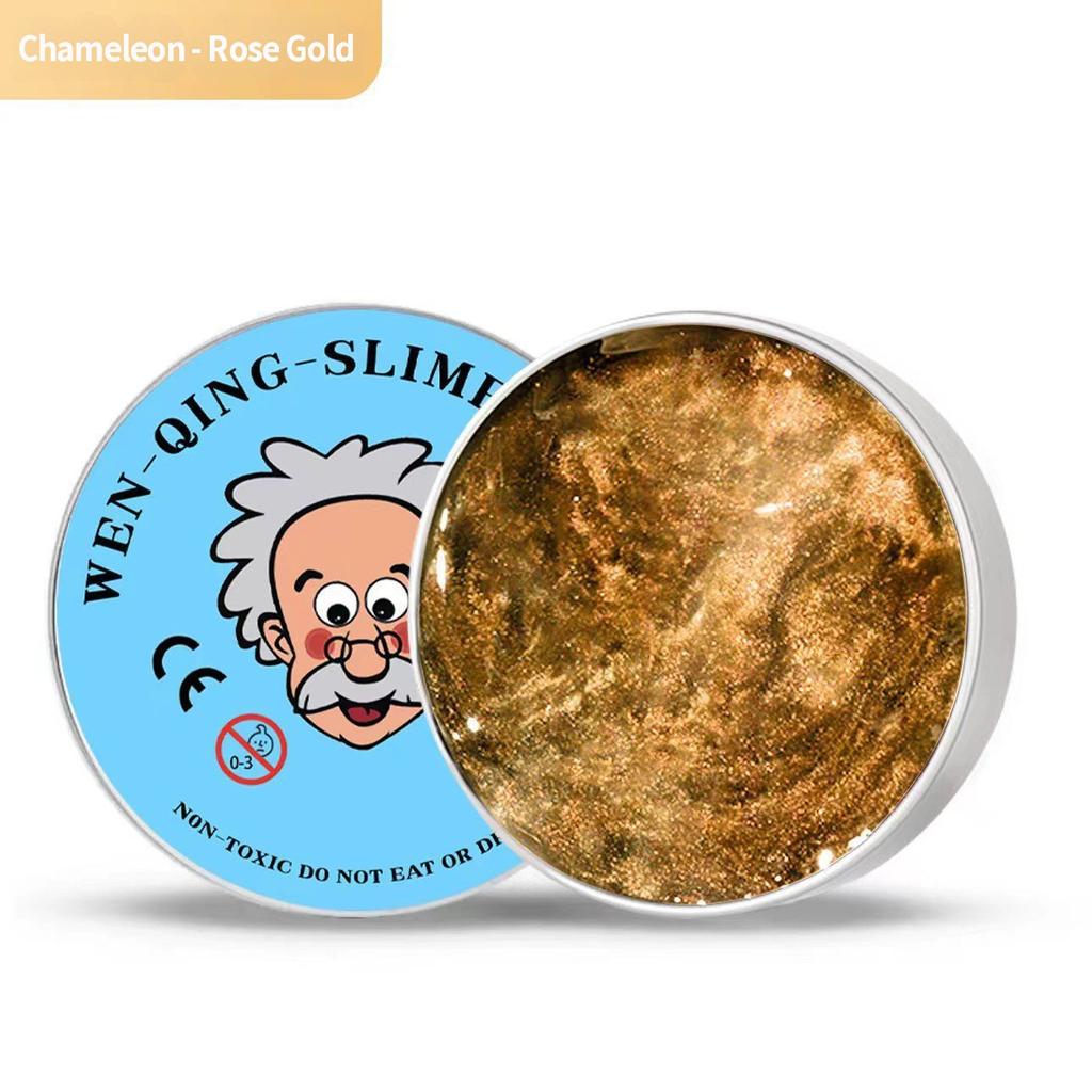 Liquid Glass Transparent Bouncing Crystal Mud Stress Relief Non-Newtonian Fluid Kids Adults Antistress Slime Stretchable Diy Toy