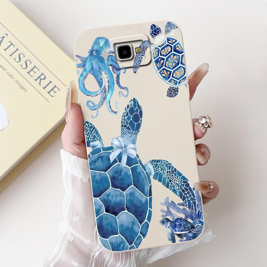 For Samsung Galaxy J7 Prime Case SM-G610F Fashion Candy Painted Cover Soft TPU Phone Cases For Samsung J7 Prime J7Prime 2 Fundas