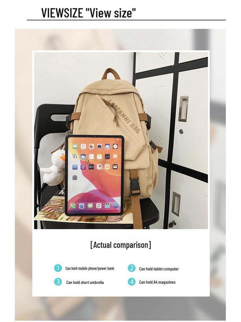 Trendy Large-Capacity Backpack for Students - Perfect for Junior High, High School, and College