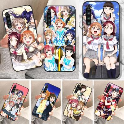Love Live School Idol-Telefonhülle für Xiaomi Mi 12 11T 10T 9T Lite Pro Ultra Note 10 Poco F3 F4 X4 GT, weiche schwarze Telefonabdeckung