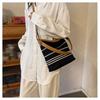 IELGY Casual Plaid Bucket Bag All-Match One-Shoulder Large-Capacity