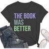 Lees Shirt voor Vrouwen Boekenliefhebber T-shirts Dames Leesleraar Korte Mouw Tee Tops