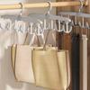 360-degree Rotating Clothes Hanger Holder Sling Scarf Underwear Storage Rack Wardrobe Organizer