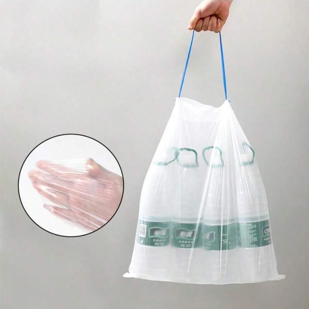 Scents (Rose/Lavender/Lemon/Vanilla) 45x50cm Scented Drawstring Trash Bags - Thickened Large Fragrant Garbage BagswithHandles, 4