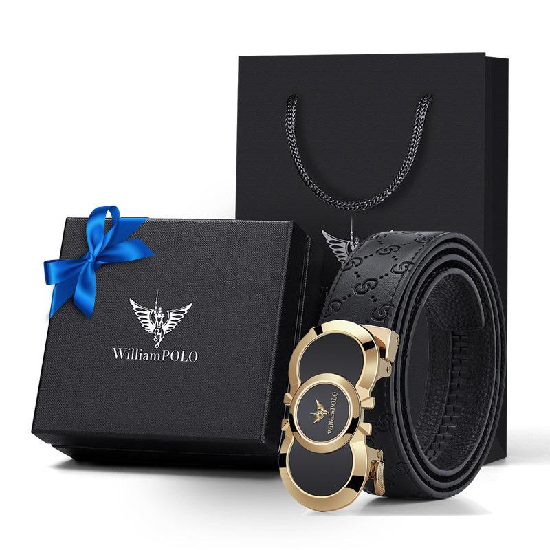 Brand Men's Belt, High-end Belt, Embossed Belt, Leather Body, Cowhide Belt, Fashionable Belt