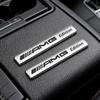 1Pcs 3D Metal Stickers Car Body Side Fender Emblem Decal For Mercedes Benz AMG GLC W203 W206 W220 W205 W211 W212 W201 W210 W108